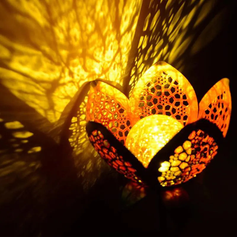 Waterproof Solar Flower Garden Lights for Outdoor Decor