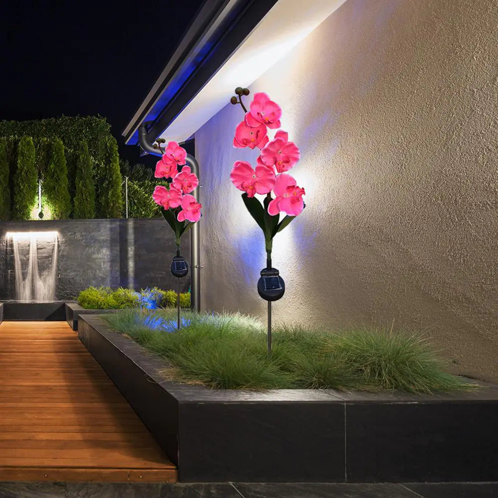Waterproof Solar Flower Garden Lights for Outdoor Decor
